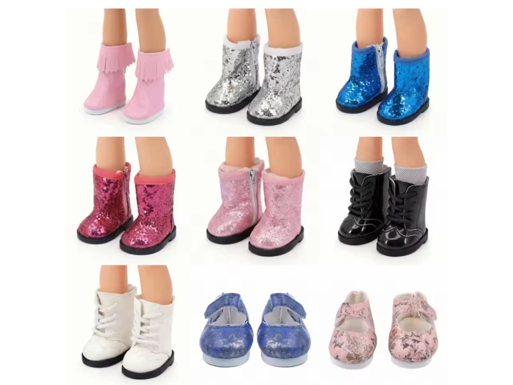 Vysoké a nízké boty pro American girl a Baby Born 43-45 cm